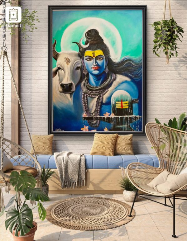 Nandi with shiva