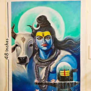 shiva with nandi