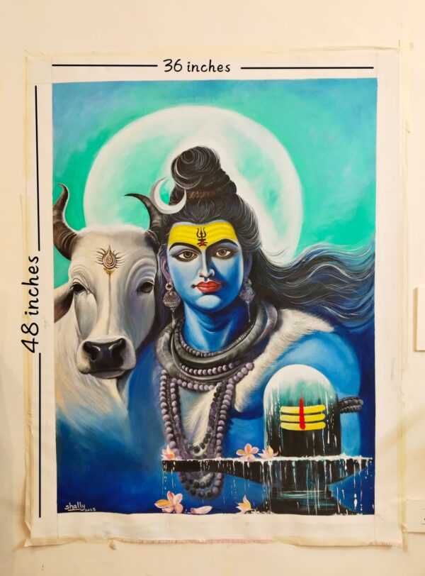 shiva with nandi
